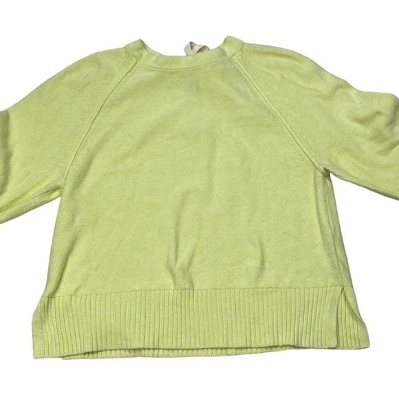 Anthropologie Emily Cotton Sweater Tie at Neck Back - Picture 7 of 10